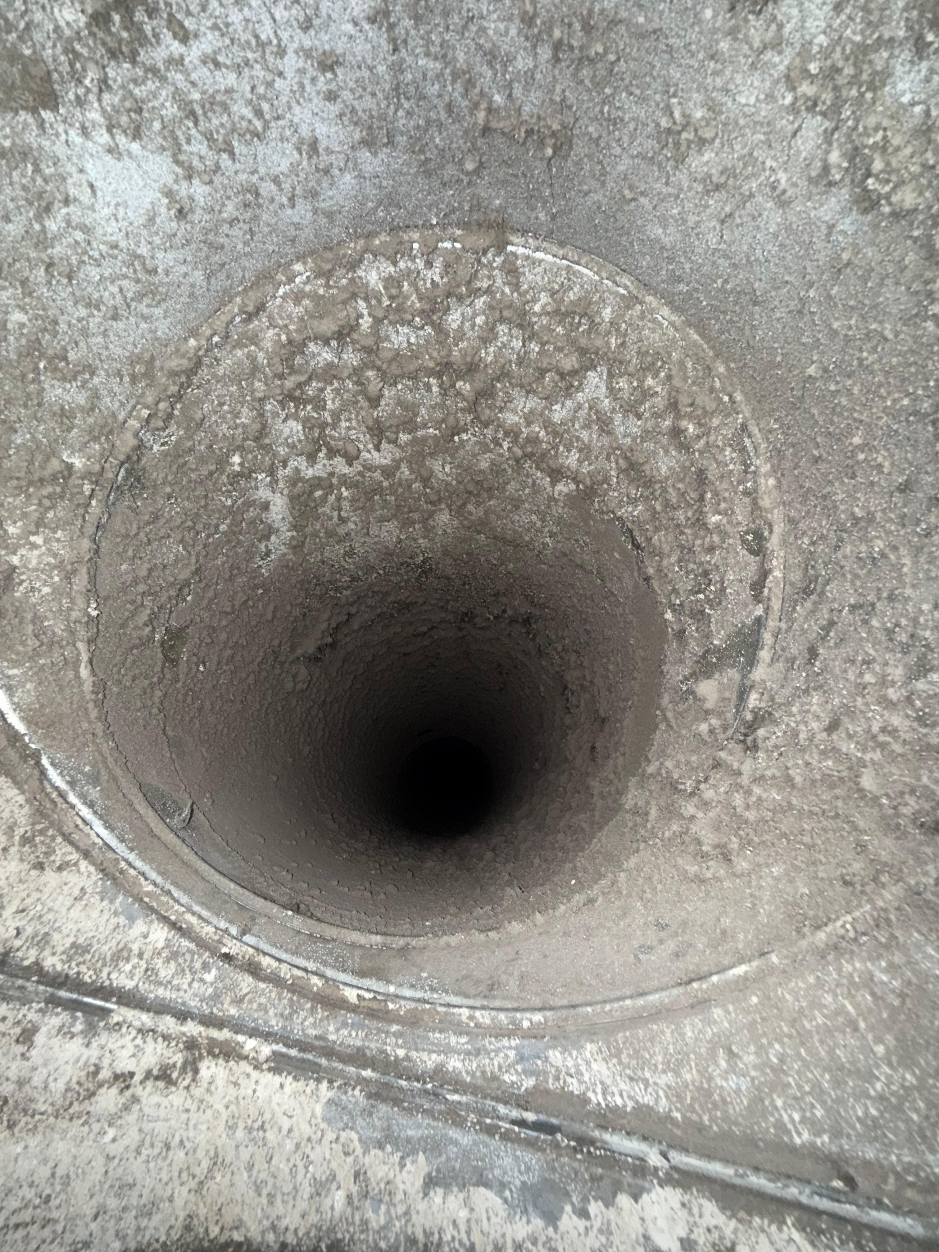 Dryer vent packed with lint before cleaning - Gresham OR